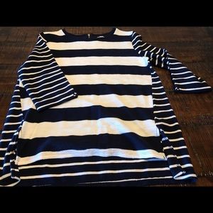 3/4 sleeve sweater blouse